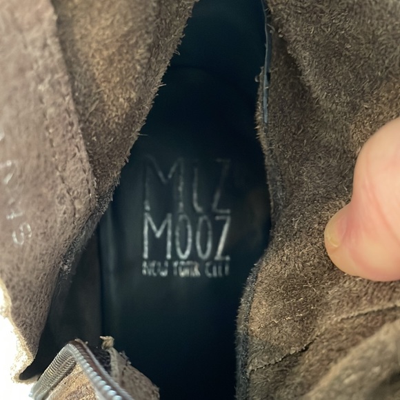 Miz Mooz Savvy Brown Buckle Boots - Picture 9 of 10